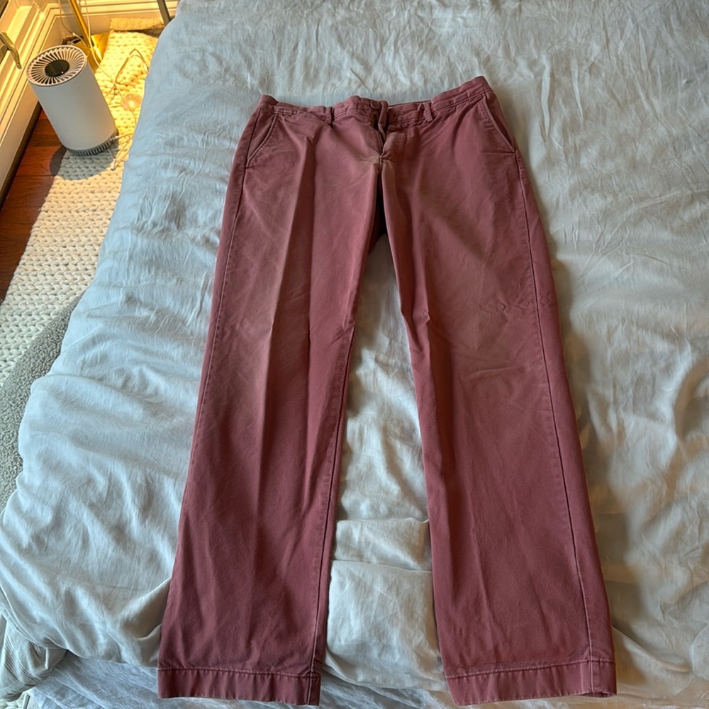 Salmon J Crew chinos 34x34